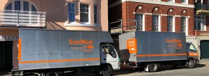 Kelburn move - 2 trucks